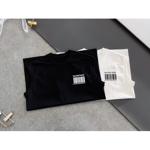Cheap Balenciaga T-Shirts Sleeveless For Men #1123999 Replica Wholesale [$56.00 USD] [ITEM#1123999] on Replica Balenciaga T-Shirts
