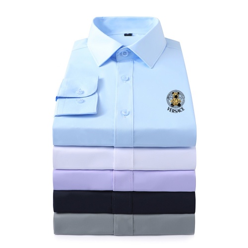 Cheap Versace Shirts Long Sleeved For Men #1124039 Replica Wholesale [$40.00 USD] [ITEM#1124039] on Replica Versace Shirts
