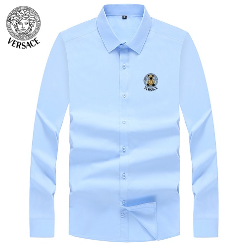 Cheap Versace Shirts Long Sleeved For Men #1124040 Replica Wholesale [$40.00 USD] [ITEM#1124040] on Replica Versace Shirts