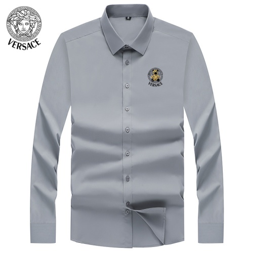 Cheap Versace Shirts Long Sleeved For Men #1124042 Replica Wholesale [$40.00 USD] [ITEM#1124042] on Replica Versace Shirts