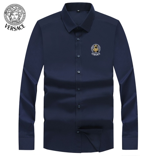 Cheap Versace Shirts Long Sleeved For Men #1124043 Replica Wholesale [$40.00 USD] [ITEM#1124043] on Replica Versace Shirts