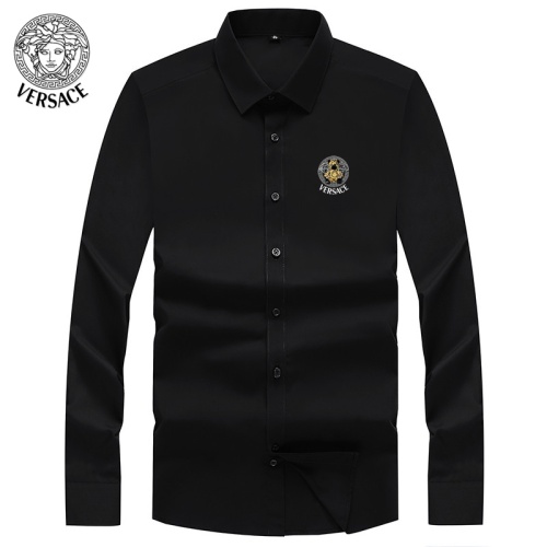 Cheap Versace Shirts Long Sleeved For Men #1124044 Replica Wholesale [$40.00 USD] [ITEM#1124044] on Replica Versace Shirts