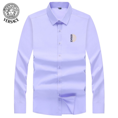 Cheap Versace Shirts Long Sleeved For Men #1124047 Replica Wholesale [$40.00 USD] [ITEM#1124047] on Replica Versace Shirts