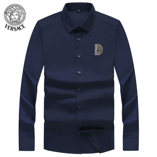 Cheap Versace Shirts Long Sleeved For Men #1124049 Replica Wholesale [$40.00 USD] [ITEM#1124049] on Replica Versace Shirts