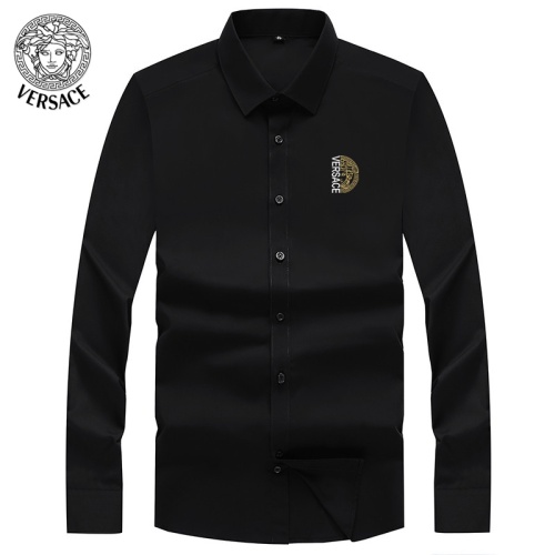Cheap Versace Shirts Long Sleeved For Men #1124050 Replica Wholesale [$40.00 USD] [ITEM#1124050] on Replica Versace Shirts