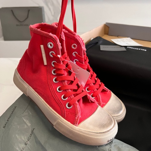 Cheap Balenciaga High Tops Shoes For Women #1124494 Replica Wholesale [$85.00 USD] [ITEM#1124494] on Replica Balenciaga High Tops Shoes