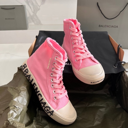 Cheap Balenciaga High Tops Shoes For Women #1124498 Replica Wholesale [$88.00 USD] [ITEM#1124498] on Replica Balenciaga High Tops Shoes