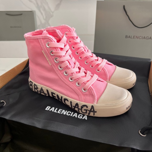Cheap Balenciaga High Tops Shoes For Men #1124499 Replica Wholesale [$88.00 USD] [ITEM#1124499] on Replica Balenciaga High Tops Shoes