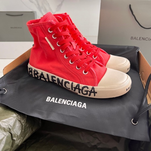 Cheap Balenciaga High Tops Shoes For Men #1124501 Replica Wholesale [$88.00 USD] [ITEM#1124501] on Replica Balenciaga High Tops Shoes