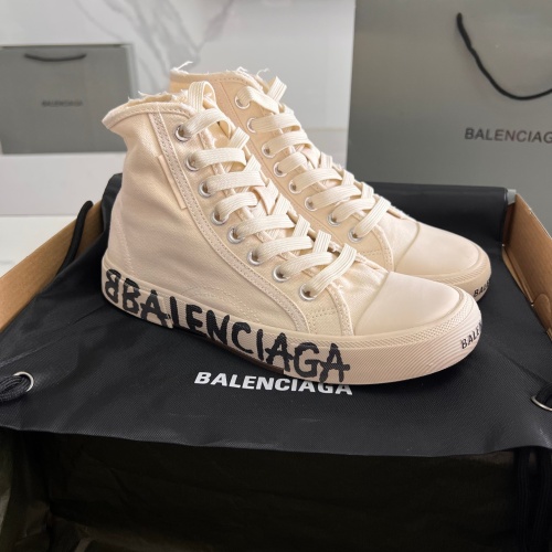 Cheap Balenciaga High Tops Shoes For Men #1124503 Replica Wholesale [$88.00 USD] [ITEM#1124503] on Replica Balenciaga High Tops Shoes