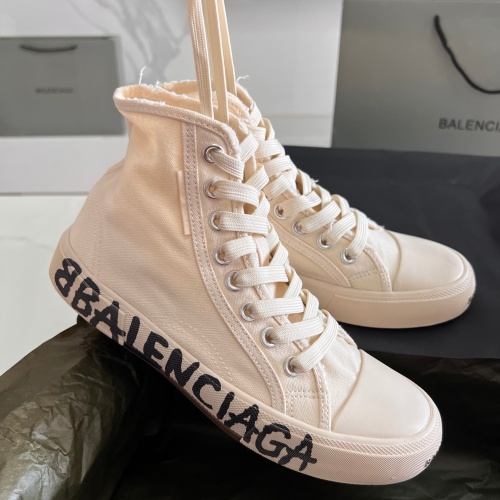 Cheap Balenciaga High Tops Shoes For Men #1124503 Replica Wholesale [$88.00 USD] [ITEM#1124503] on Replica Balenciaga High Tops Shoes