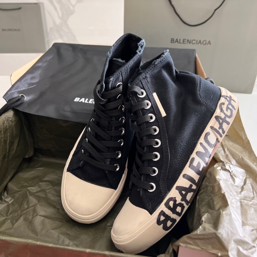 Cheap Balenciaga High Tops Shoes For Men #1124505 Replica Wholesale [$88.00 USD] [ITEM#1124505] on Replica Balenciaga High Tops Shoes
