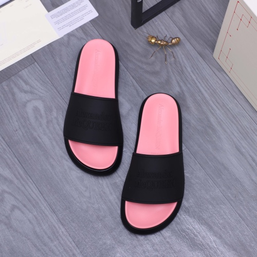 Cheap Alexander McQueen Slippers For Men #1124742 Replica Wholesale [$48.00 USD] [ITEM#1124742] on Replica Alexander McQueen Slippers