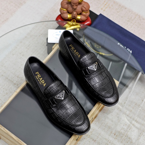 Cheap Prada Leather Shoes For Men #1124964 Replica Wholesale [$80.00 USD] [ITEM#1124964] on Replica Prada Leather Shoes