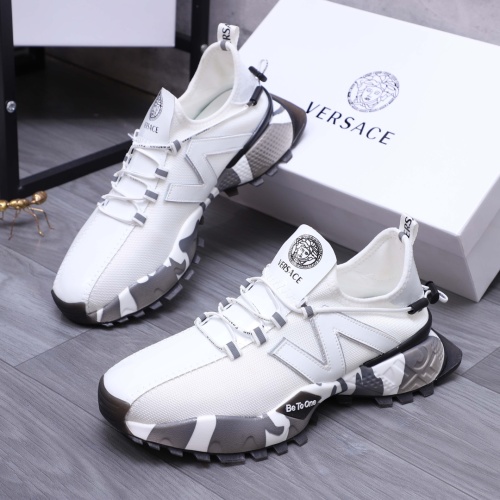 Cheap Versace Casual Shoes For Men #1125054 Replica Wholesale [$80.00 USD] [ITEM#1125054] on Replica Versace Casual Shoes