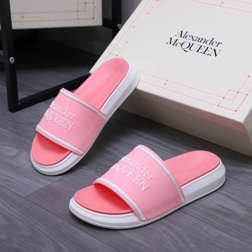 Cheap Alexander McQueen Slippers For Women #1125997 Replica Wholesale [$48.00 USD] [ITEM#1125997] on Replica Alexander McQueen Slippers