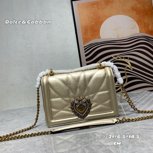 Cheap Dolce &amp; Gabbana D&amp;G AAA Quality Messenger Bags For Women #1126752 Replica Wholesale [$115.00 USD] [ITEM#1126752] on Replica Dolce &amp; Gabbana D&amp;G AAA Quality Messenger Bags