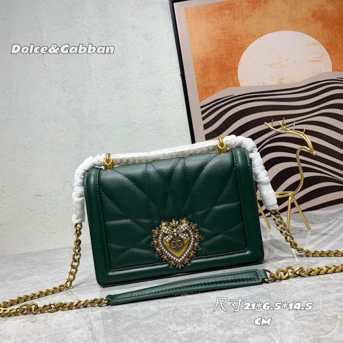 Cheap Dolce &amp; Gabbana D&amp;G AAA Quality Messenger Bags For Women #1126756 Replica Wholesale [$115.00 USD] [ITEM#1126756] on Replica Dolce &amp; Gabbana D&amp;G AAA Quality Messenger Bags