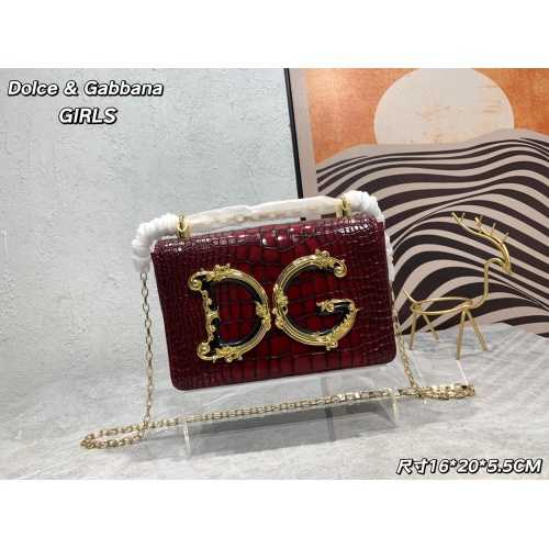 Cheap Dolce &amp; Gabbana D&amp;G AAA Quality Messenger Bags For Women #1126760 Replica Wholesale [$112.00 USD] [ITEM#1126760] on Replica Dolce &amp; Gabbana D&amp;G AAA Quality Messenger Bags