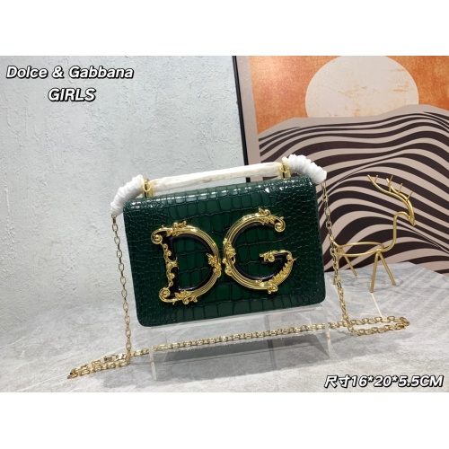 Cheap Dolce &amp; Gabbana D&amp;G AAA Quality Messenger Bags For Women #1126762 Replica Wholesale [$112.00 USD] [ITEM#1126762] on Replica Dolce &amp; Gabbana D&amp;G AAA Quality Messenger Bags