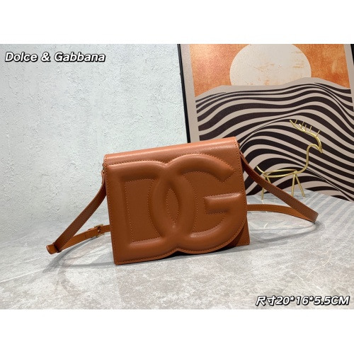 Cheap Dolce &amp; Gabbana D&amp;G AAA Quality Messenger Bags For Women #1126771 Replica Wholesale [$112.00 USD] [ITEM#1126771] on Replica Dolce &amp; Gabbana D&amp;G AAA Quality Messenger Bags