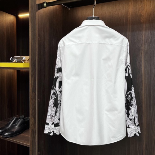 Cheap Versace Shirts Long Sleeved For Men #1126937 Replica Wholesale [$85.00 USD] [ITEM#1126937] on Replica Versace Shirts