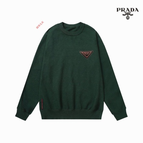 Cheap Prada Sweater Long Sleeved For Men #1127287 Replica Wholesale [$45.00 USD] [ITEM#1127287] on Replica Prada Sweater