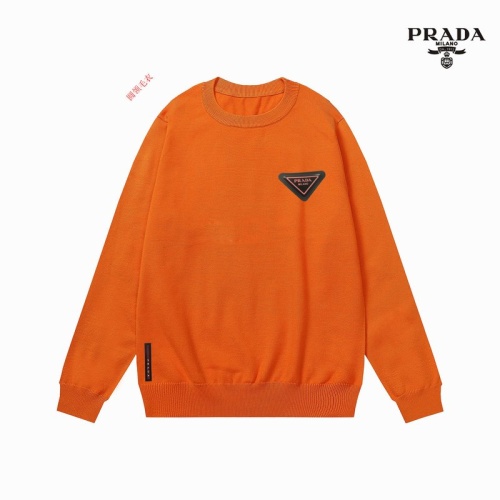 Cheap Prada Sweater Long Sleeved For Men #1127291 Replica Wholesale [$45.00 USD] [ITEM#1127291] on Replica Prada Sweater