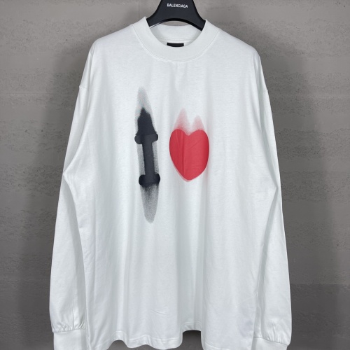 Cheap Balenciaga T-Shirts Long Sleeved For Unisex #1127620 Replica Wholesale [$41.00 USD] [ITEM#1127620] on Replica Balenciaga T-Shirts