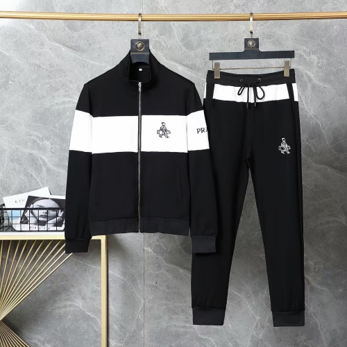 Cheap Prada Tracksuits Long Sleeved For Men #1127773 Replica Wholesale [$85.00 USD] [ITEM#1127773] on Replica Prada Tracksuits