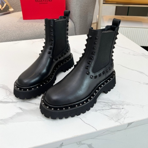 Cheap Valentino Boots For Women #1127829 Replica Wholesale [$102.00 USD] [ITEM#1127829] on Replica Valentino Boots