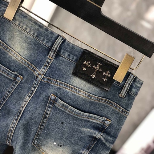 Cheap Chrome Hearts Jeans For Men #1128015 Replica Wholesale [$64.00 USD] [ITEM#1128015] on Replica Chrome Hearts Jeans