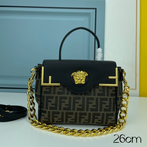 Cheap Versace AAA Quality Handbags For Women #1128611 Replica Wholesale [$112.00 USD] [ITEM#1128611] on Replica Versace AAA Quality Handbags