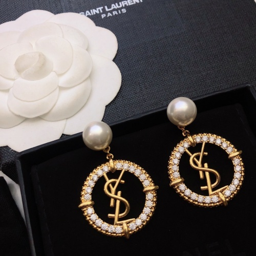 Cheap Yves Saint Laurent YSL Earrings For Women #1128701 Replica Wholesale [$34.00 USD] [ITEM#1128701] on Replica Yves Saint Laurent YSL Earrings