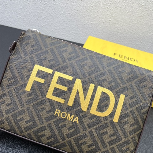 Cheap Fendi AAA Man Wallets #1128927 Replica Wholesale [$82.00 USD] [ITEM#1128927] on Replica Fendi AAA Man Wallets