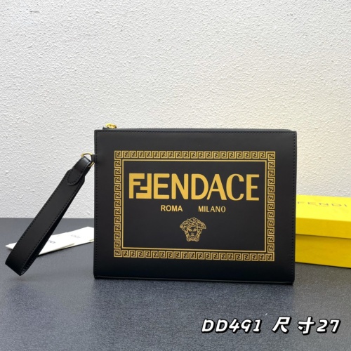 Cheap Fendi AAA Man Wallets #1128933 Replica Wholesale [$80.00 USD] [ITEM#1128933] on Replica Fendi AAA Man Wallets