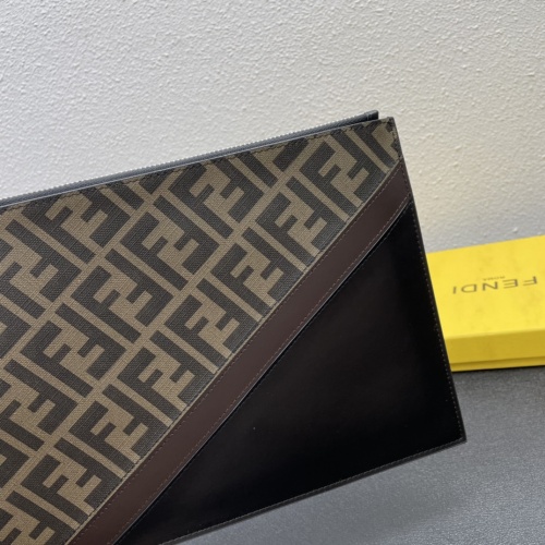 Cheap Fendi AAA Man Wallets #1128946 Replica Wholesale [$80.00 USD] [ITEM#1128946] on Replica Fendi AAA Man Wallets