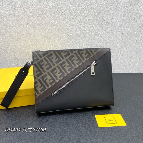 Cheap Fendi AAA Man Wallets #1128953 Replica Wholesale [$76.00 USD] [ITEM#1128953] on Replica Fendi AAA Man Wallets