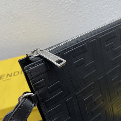 Cheap Fendi AAA Man Wallets #1128955 Replica Wholesale [$76.00 USD] [ITEM#1128955] on Replica Fendi AAA Man Wallets