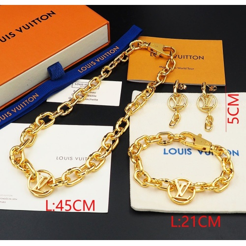 Cheap Louis Vuitton LV Jewelry Set #1129148 Replica Wholesale [$82.00 USD] [ITEM#1129148] on Replica Louis Vuitton LV Jewelry Set