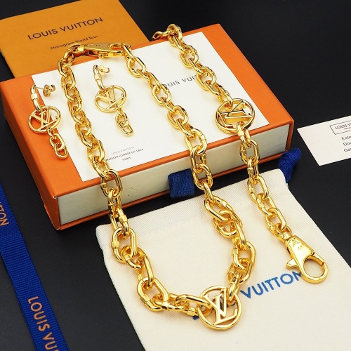 Cheap Louis Vuitton LV Jewelry Set #1129148 Replica Wholesale [$82.00 USD] [ITEM#1129148] on Replica Louis Vuitton LV Jewelry Set