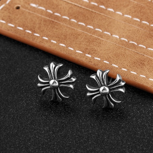Cheap Chrome Hearts Earrings For Women #1129198 Replica Wholesale [$32.00 USD] [ITEM#1129198] on Replica Chrome Hearts Earrings