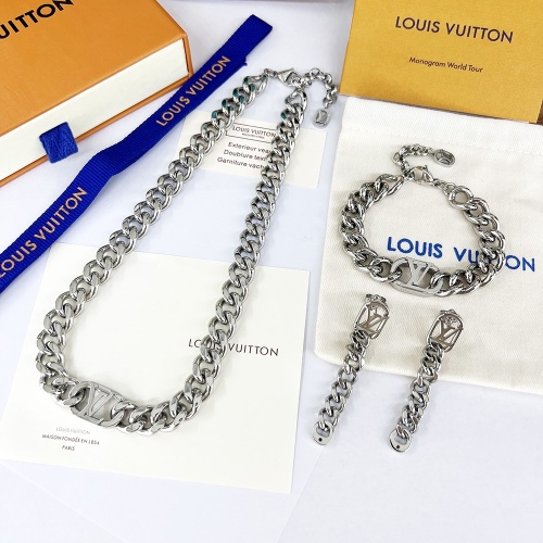 Cheap Louis Vuitton LV Jewelry Set #1129220 Replica Wholesale [$68.00 USD] [ITEM#1129220] on Replica Louis Vuitton LV Jewelry Set