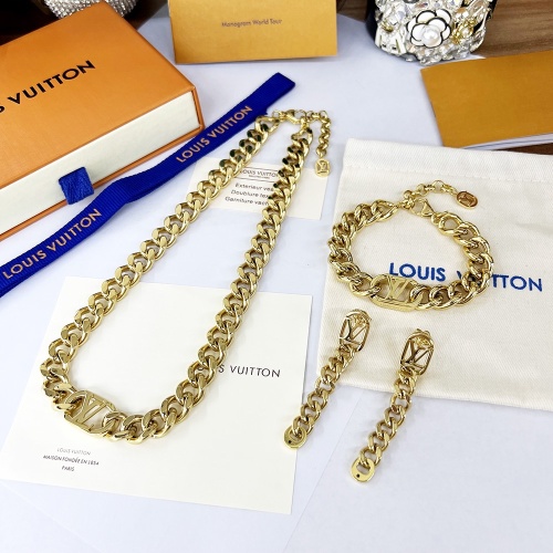 Cheap Louis Vuitton LV Jewelry Set #1129221 Replica Wholesale [$68.00 USD] [ITEM#1129221] on Replica Louis Vuitton LV Jewelry Set