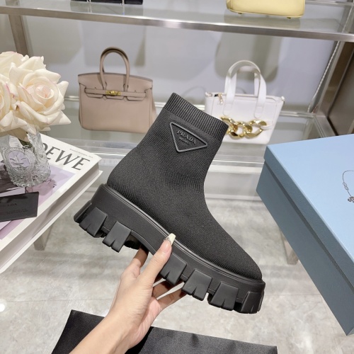 Cheap Prada Boots For Women #1129890 Replica Wholesale [$88.00 USD] [ITEM#1129890] on Replica Prada Boots