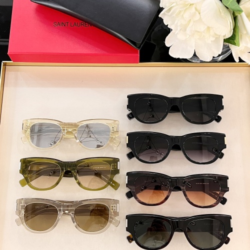 Cheap Yves Saint Laurent YSL AAA Quality Sunglasses #1130267 Replica Wholesale [$64.00 USD] [ITEM#1130267] on Replica Yves Saint Laurent YSL AAA Quality Sunglasses