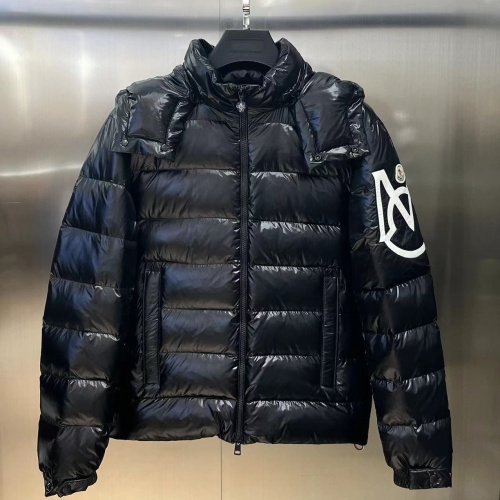Cheap Moncler Down Feather Coat Long Sleeved For Men #1130330 Replica Wholesale [$160.00 USD] [ITEM#1130330] on Replica Moncler Down Feather Coat