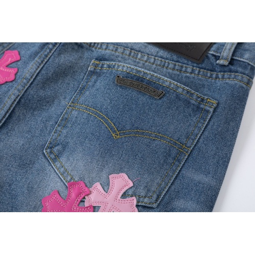 Cheap Chrome Hearts Jeans For Men #1130791 Replica Wholesale [$48.00 USD] [ITEM#1130791] on Replica Chrome Hearts Jeans