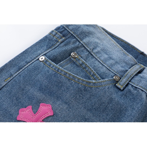 Cheap Chrome Hearts Jeans For Men #1130791 Replica Wholesale [$48.00 USD] [ITEM#1130791] on Replica Chrome Hearts Jeans
