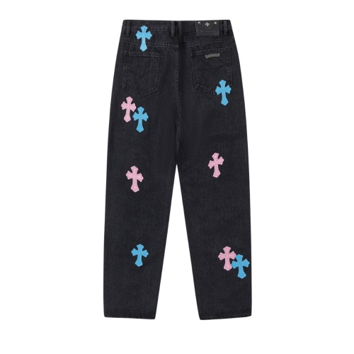 Cheap Chrome Hearts Jeans For Men #1130793 Replica Wholesale [$48.00 USD] [ITEM#1130793] on Replica Chrome Hearts Jeans